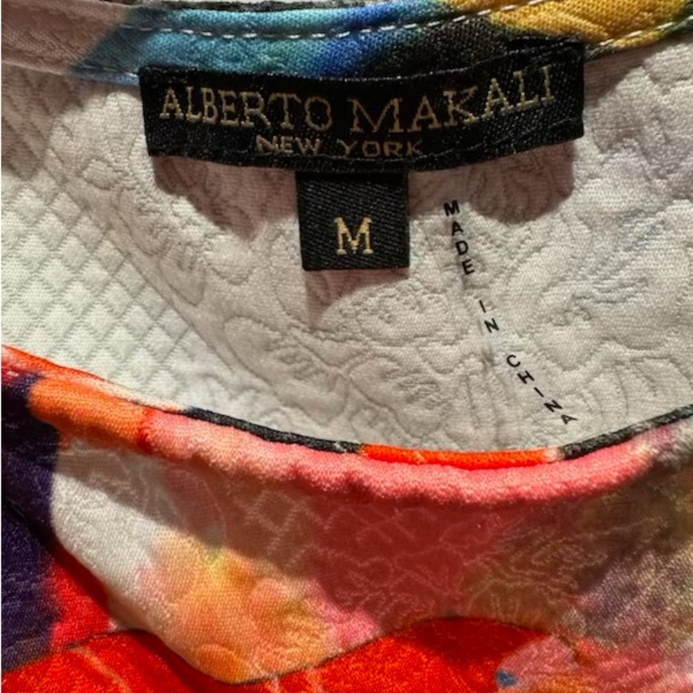 Alberto Makali Colorful Patterned Blouse